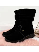 RIEKER W RKR130 zateplené kožené čižmy RIEKER W RKR130 zateplené kožené čižmy