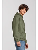 Fruit of the Loom Iconic Premium Hooded Sweat Mikina s kapucňou z hrubej bavlny 16.2284 classic olive