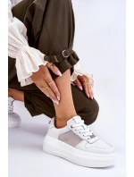 Dámské klasické sportovní boty model 21611259 Bíle - Goe