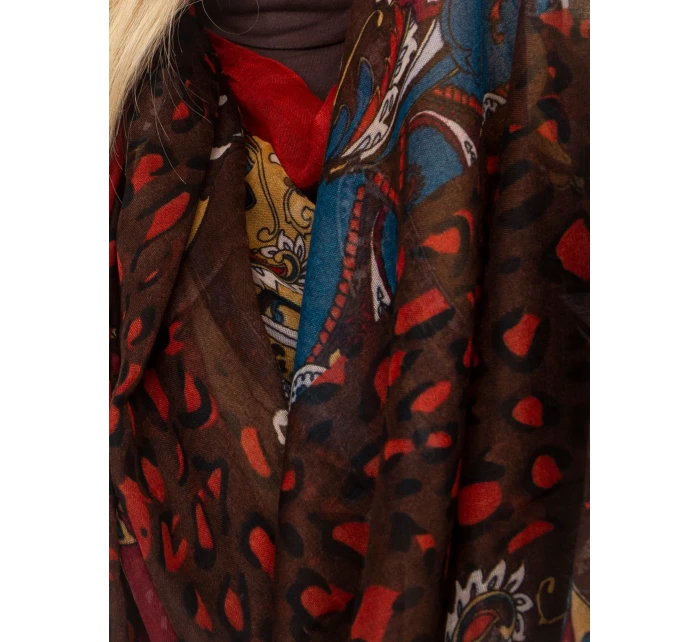 Tunelová šála AT KM model 17714518 hnědá - FPrice