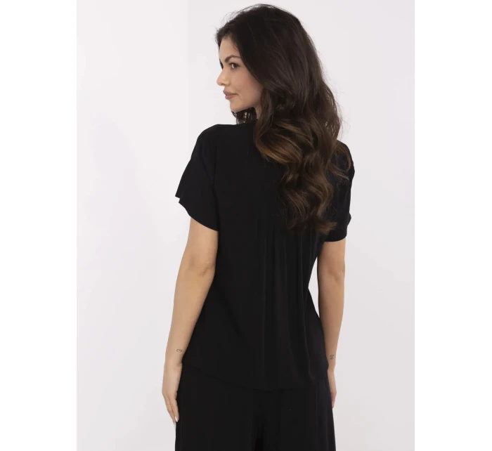 Blúzka D73761M11173A čierna