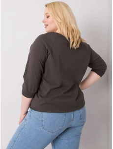 Blúzka RV BZ 6391.48 tmavá khaki