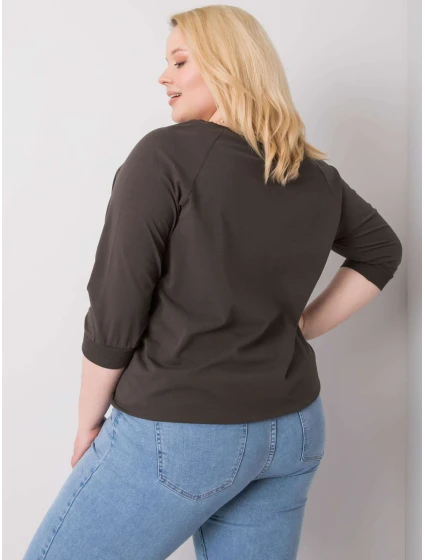 Blúzka RV BZ 6391.48 tmavá khaki