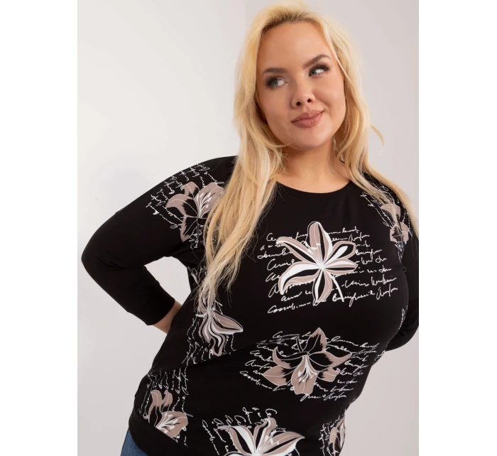 Blúzka RV BZ 9182.14 čierna farba