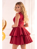Karieela Vínovo červené šaty - Merribel