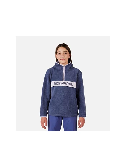 Detská mikina ROSSIGNOL JR ALLTRACK ANORAK FLEECE, modrá