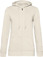 B&C Inspire Zipped Hood /women_° Dámska mikina s kapucňou 01.W36B smotanová