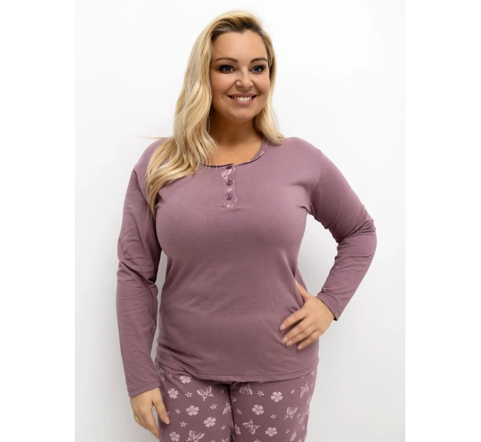 Piżama DU PI FP model 21766334 ciemny różowy - FPrice Piżama DU PI FP model 21766334 ciemny różowy - FPrice