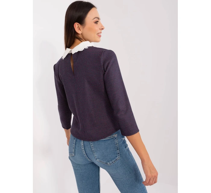 Blúzka LK BZ 506477.70P tmavomodrá Blúzka LK BZ 506477.70P tmavomodrá