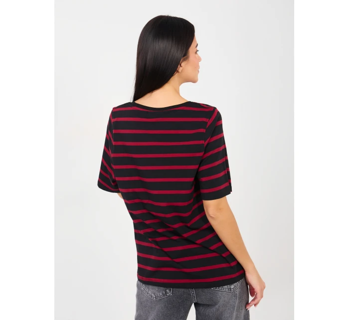 Tričko RV TS A1087.74 čierno-červené