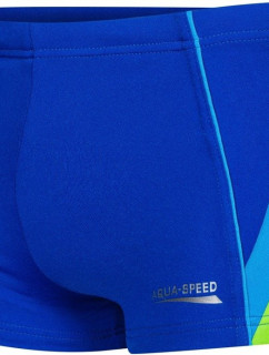 AQUA SPEED Plavecké šortky Diego Blue/Green Pattern 46