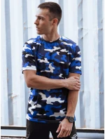 Pánské modré moro tričko Dstreet model 21978147 - FashionStreet Pánské modré moro tričko Dstreet model 21978147 - FashionStreet