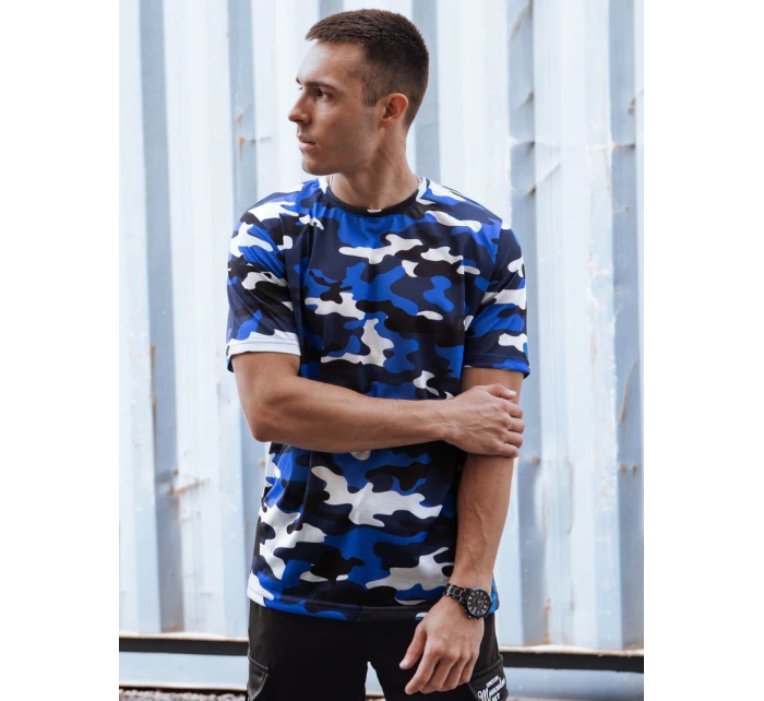 Pánské modré moro tričko Dstreet model 21978147 - FashionStreet Pánské modré moro tričko Dstreet model 21978147 - FashionStreet