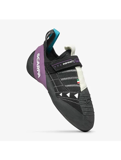 Lezecké topánky Scarpa Instinct VSR LV – čierna/fialová/mliečna