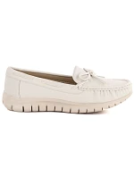 Dámské krémové polobotky Sergio Leone MK093