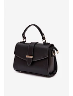 Kabelka přes rameno s odnímatelným popruhem černá Belveta