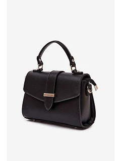 Kabelka přes rameno s odnímatelným popruhem černá Belveta