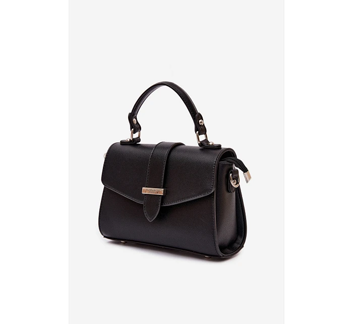 Kabelka přes rameno s odnímatelným popruhem černá Belveta