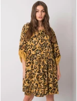 Šaty DHJ SK 21464.99 tmavo žltá