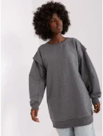 Tunika EM TU HS 21 model 18798914 ciemny szary - FPrice Tunika EM TU HS 21 model 18798914 ciemny szary - FPrice