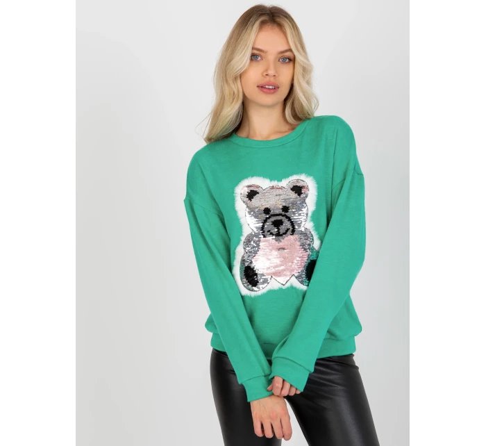 Halenka LK BZ tyrkysová model 17828153 - FPrice Halenka LK BZ tyrkysová model 17828153 - FPrice