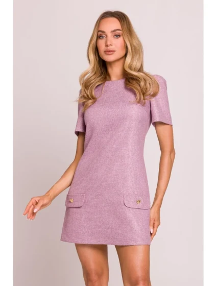 Mini šaty áčkového střihu model 20970828 - Moe