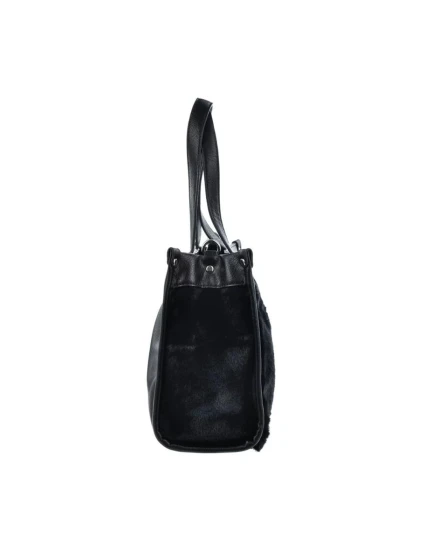 Dámska kabelka/kufor s kožušinou Big Star - čierna