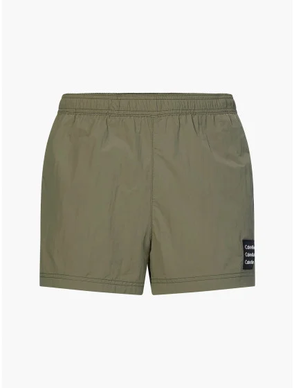 Plavkové šortky KM0KM00711 - MSP - Kaki - Calvin Klein
