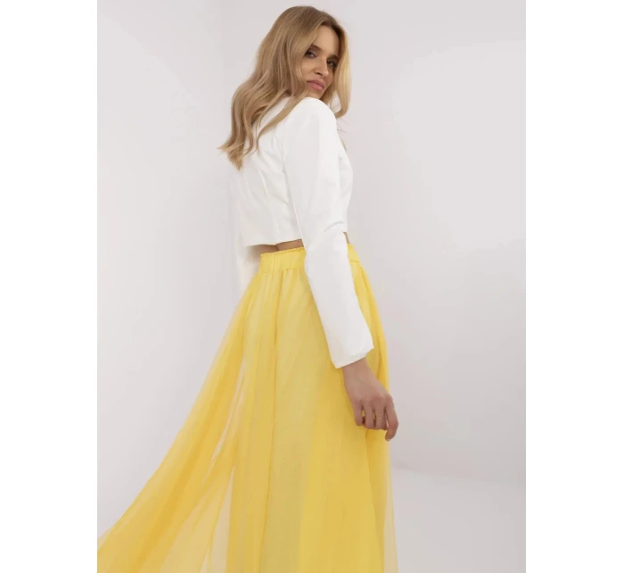 Dámska sukňa DHJ SD 19568.13X žltá - FPrise Dámska sukňa DHJ SD 19568.13X žltá - FPrise