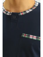 PÁNSKE ŽAKÁROVÉ PYŽAMO S DLHÝMI RUKÁVMI