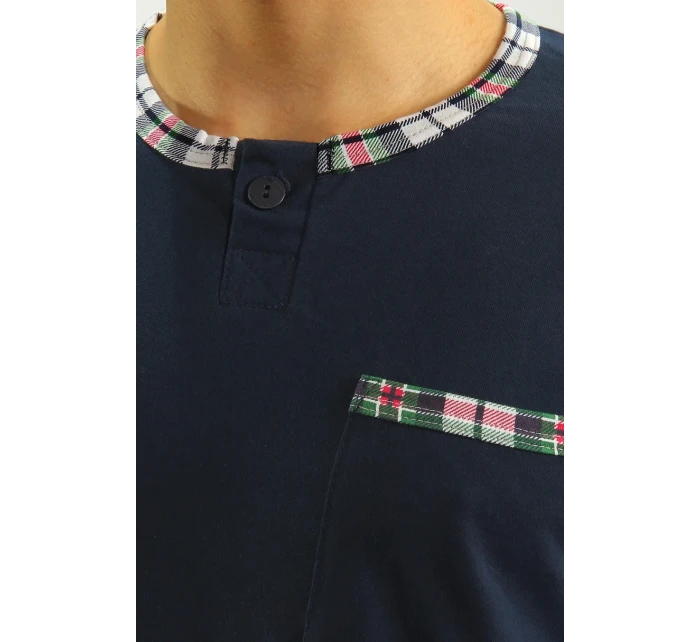 PÁNSKE ŽAKÁROVÉ PYŽAMO S DLHÝMI RUKÁVMI