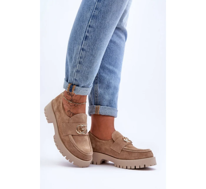 Poltopánky na podpätku model 186417 Step in style