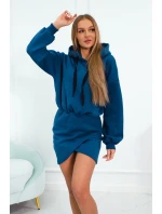 Zateplené šaty s model 18752806 obálkovým spodkem - K-Fashion Zateplené šaty s model 18752806 obálkovým spodkem - K-Fashion