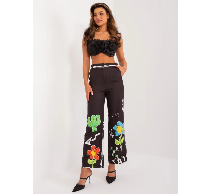 Nohavice DHJ SP 18857.31 čierna farba Nohavice DHJ SP 18857.31 čierna farba