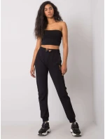 Spodnie dresowe RV DR model 20961730 czarny - FPrice Spodnie dresowe RV DR model 20961730 czarny - FPrice