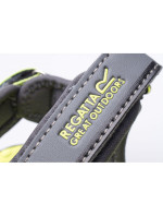 Detské sandále Kota Drift Jnr RKF613-824 Šedá so zelenou - Regatta