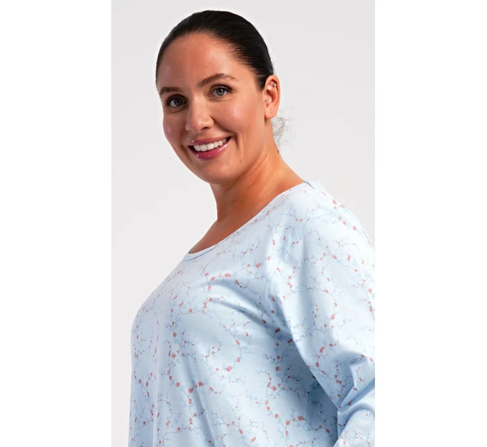 Dámské domácí šaty s tříčtvrtečním rukávem Lauren