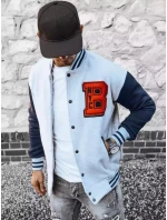 Pánska šedá mikina na zips FashionStreet BX5441