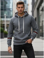 Pánska sivá mikina FashionStreet BX5946