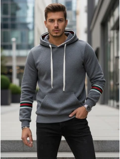 Pánska sivá mikina FashionStreet BX5946