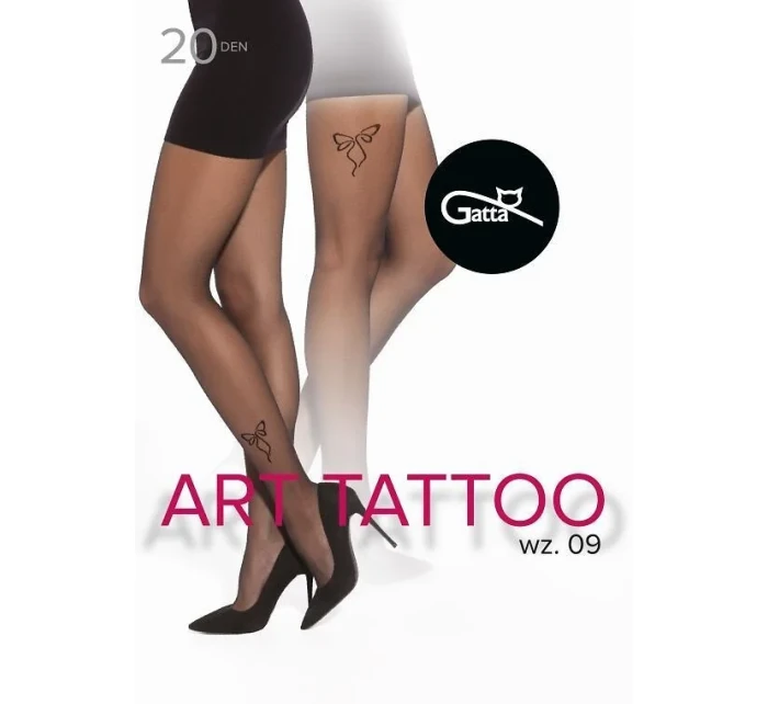 Pančuchy Gatta Art Tattoo wz.09 20 deň 2-4 Pančuchy Gatta Art Tattoo wz.09 20 deň 2-4