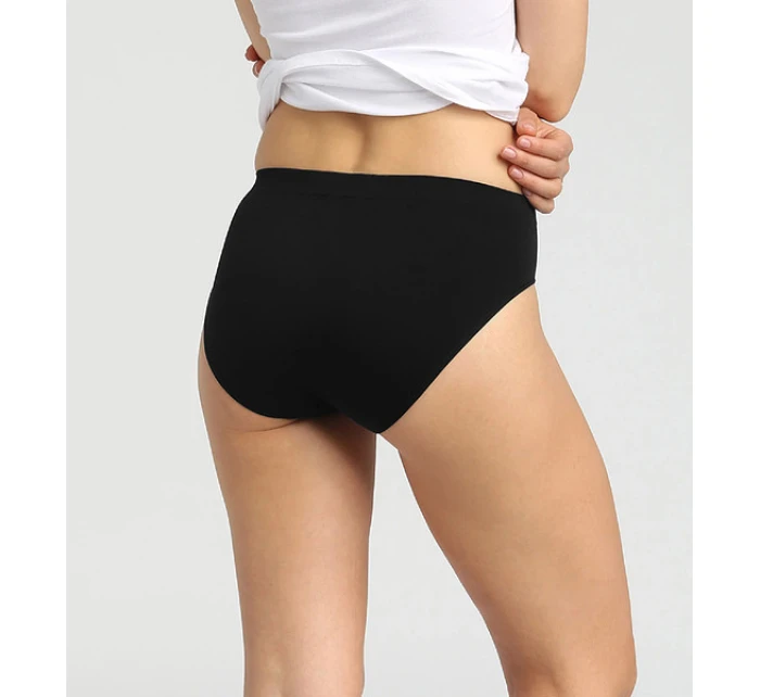 Dámské bezešvé kalhotky 2 ks DIM SEAMLESS MAXI BRIEF 2x - DIM - černá Dámské bezešvé kalhotky 2 ks DIM SEAMLESS MAXI BRIEF 2x - DIM - černá