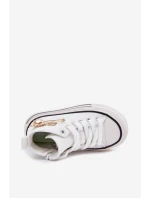 Dětské Vysoké Tenisky Se Zlatou Dekorací Bílé model 21700891 - Boto