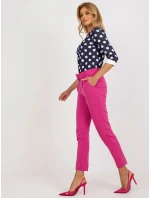 Spodnie DHJ SP model 18605127 ciemny różowy - FPrice Spodnie DHJ SP model 18605127 ciemny różowy - FPrice
