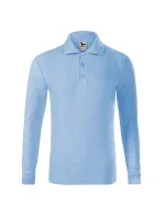 Detská polokošeľa Pique Polo LS sky blue