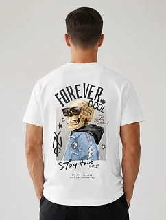 Pánske tričko Forever Cool oversize black FashionStreet NX4010R