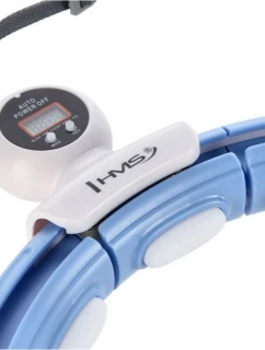 Hula Hop HMS HHM15 s magnetom a závažím modrá + počítadlo