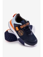 Niskie Dziecięce Buty Sportowe Memory Foam System Big Star LL374215 Granatowe Niskie Dziecięce Buty Sportowe Memory Foam System Big Star LL374215 Granatowe