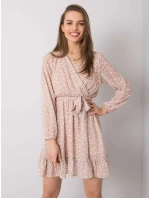 Šaty TW SK BI model 15151241 béžová - FPrice Šaty TW SK BI model 15151241 béžová - FPrice