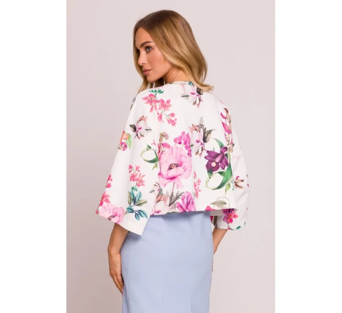 M844 Viacfarebný top s potlačou - model 2